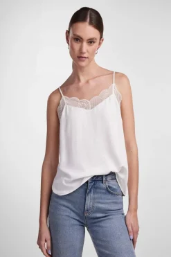 Pctiffany Strap Lace Top Bc