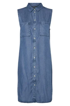 Pcvilje Sl Denim Dress