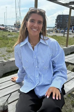 Pearl Bow Shirt 160786C