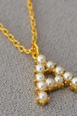 Pearl Letter Necklace