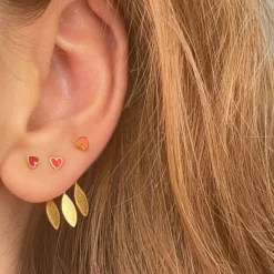 Petit Love Heart Earring Golden