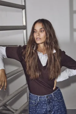 Piccolo Ss Polo Rib Knit HL10010