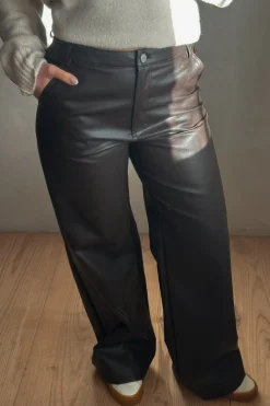 Pinur Faux Leather Pants 164609