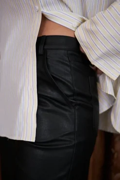 Pinur Faux Leather Pants 164609