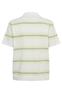 Polo Stripe Knit Blouse AV5060