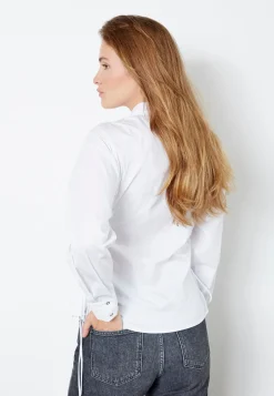 Poppycc Eyelet Tie Shirt 35180