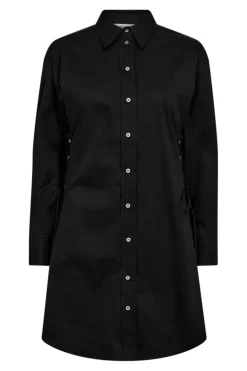 Poppycc Eyelet Tie Shirt Dress 36525
