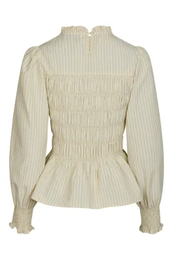 Possa Crepe Stripe Blouse 166413