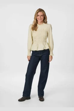 Possa Crepe Stripe Blouse 166413