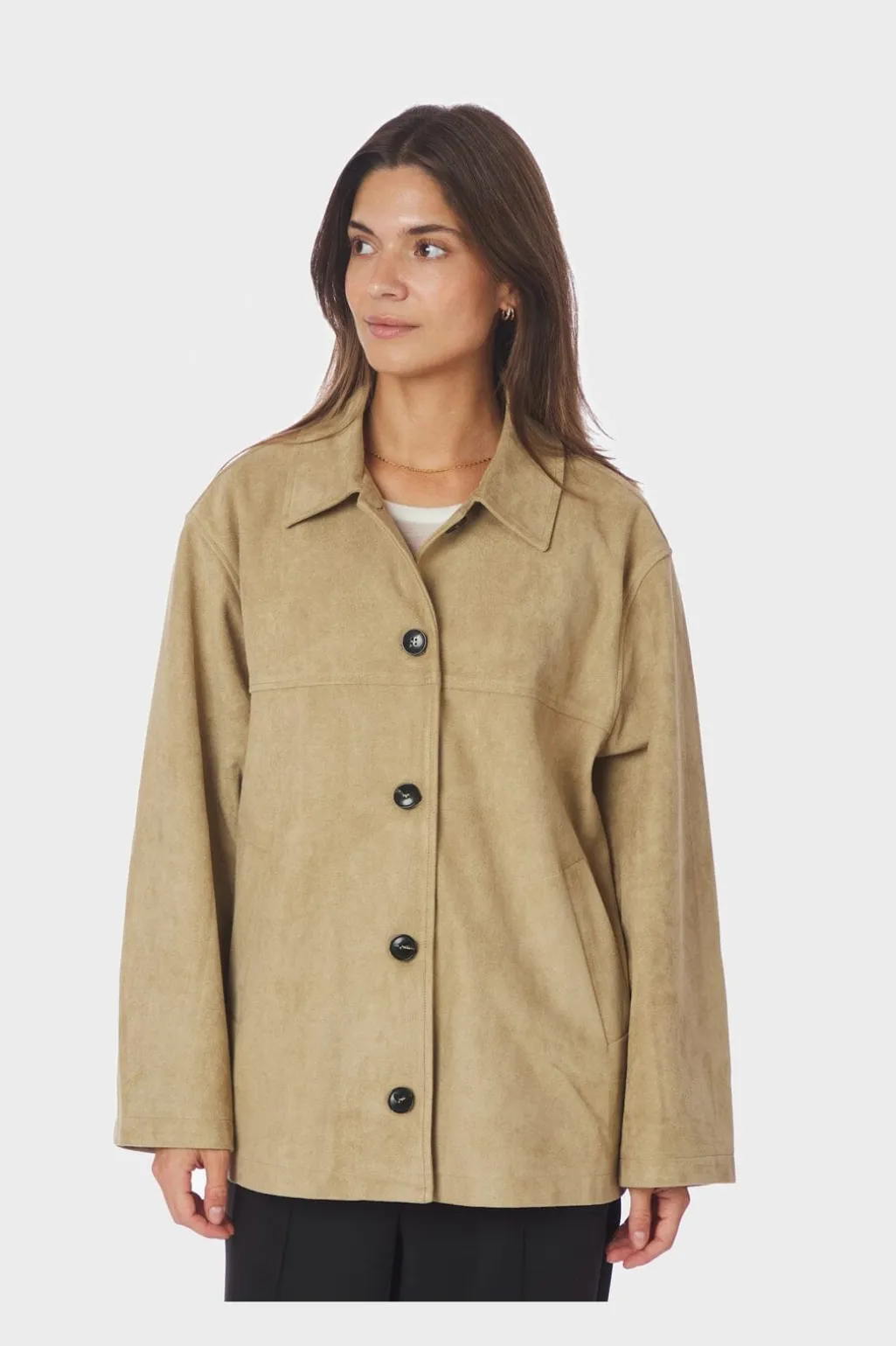 Ravina Faux Suede Jacket 167352