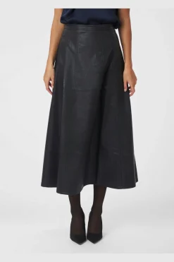 Raya Faux Leather Skirt 167137