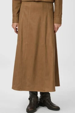Raya Faux Suede Skirt 166255