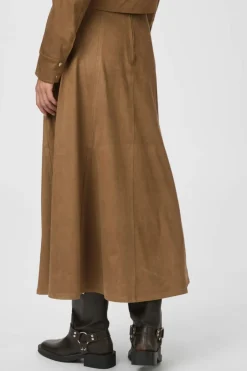 Raya Faux Suede Skirt 166255