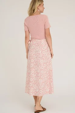 Rib Knit Short Sleeve Top