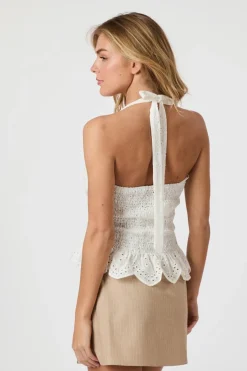 Ribbi Halter Neck Top 165134