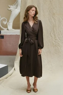 Rimini Heavy Sateen Dress 163039