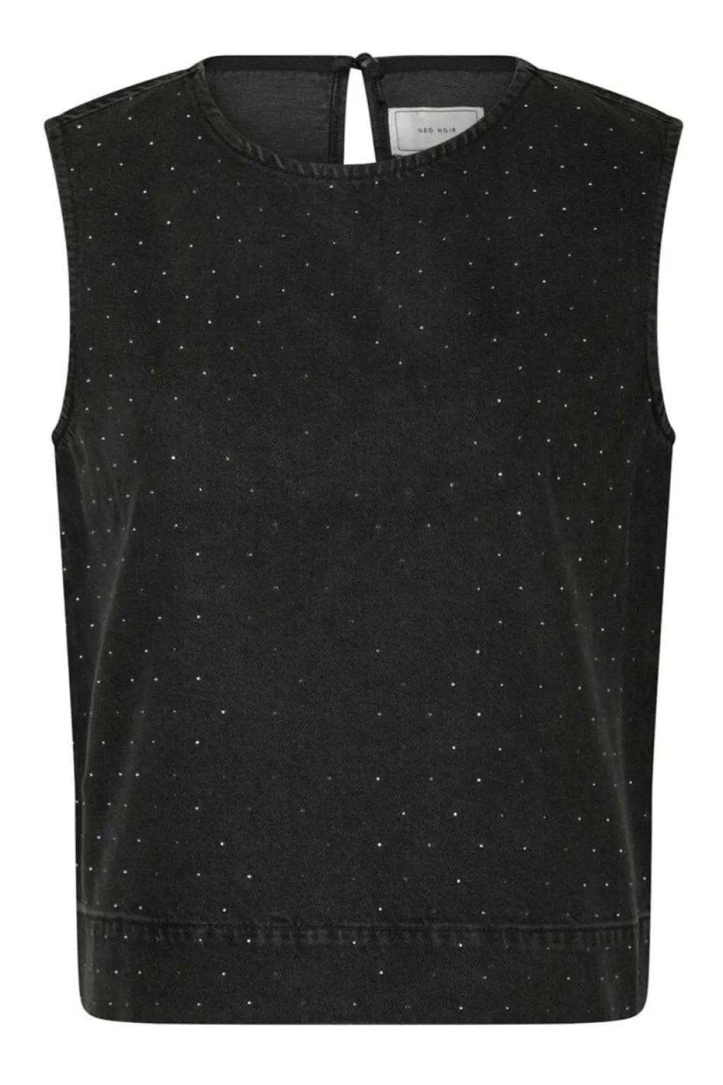 Rissa Bedazzled Denim Top 164461