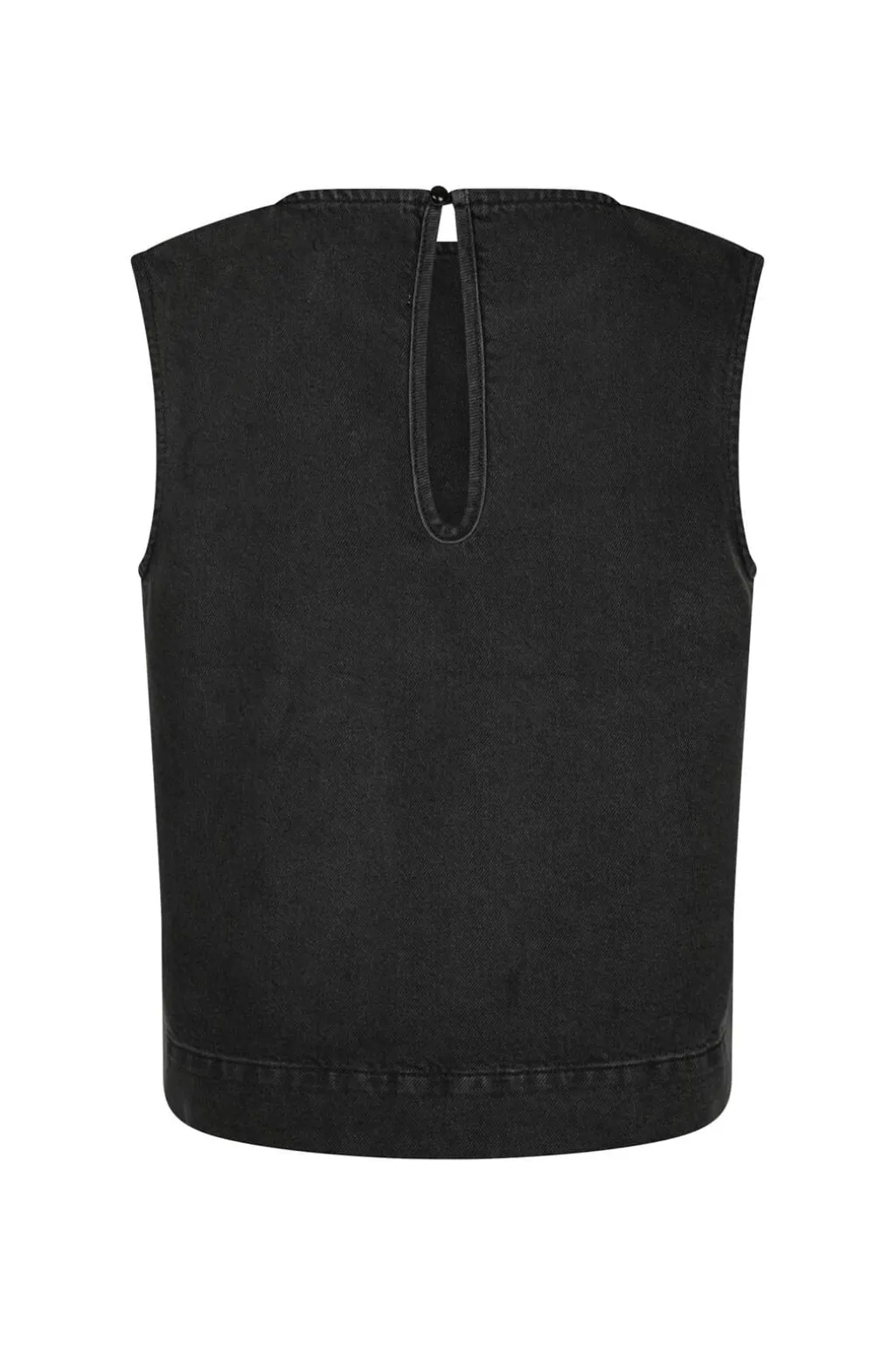 Rissa Bedazzled Denim Top 164461