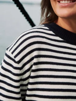 Rivi Stripe Knit Sweater 164957