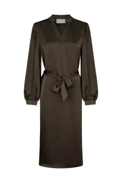 Rolana Heavy Sateen Dress 164533