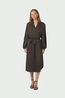 Rolana Heavy Sateen Dress 164533