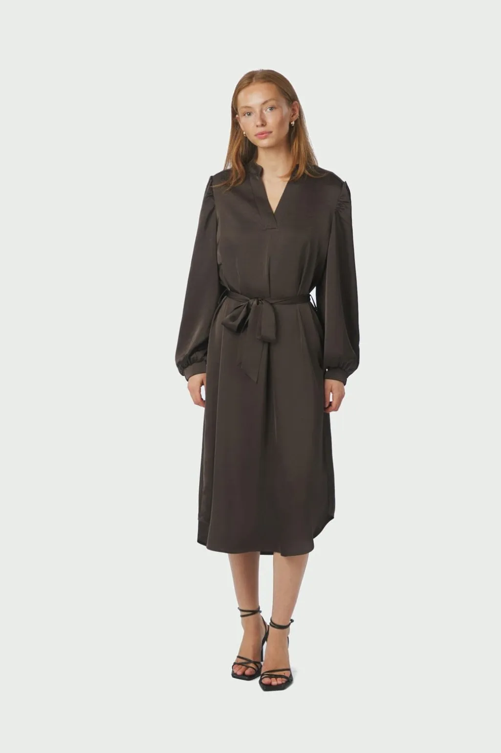 Rolana Heavy Sateen Dress 164533