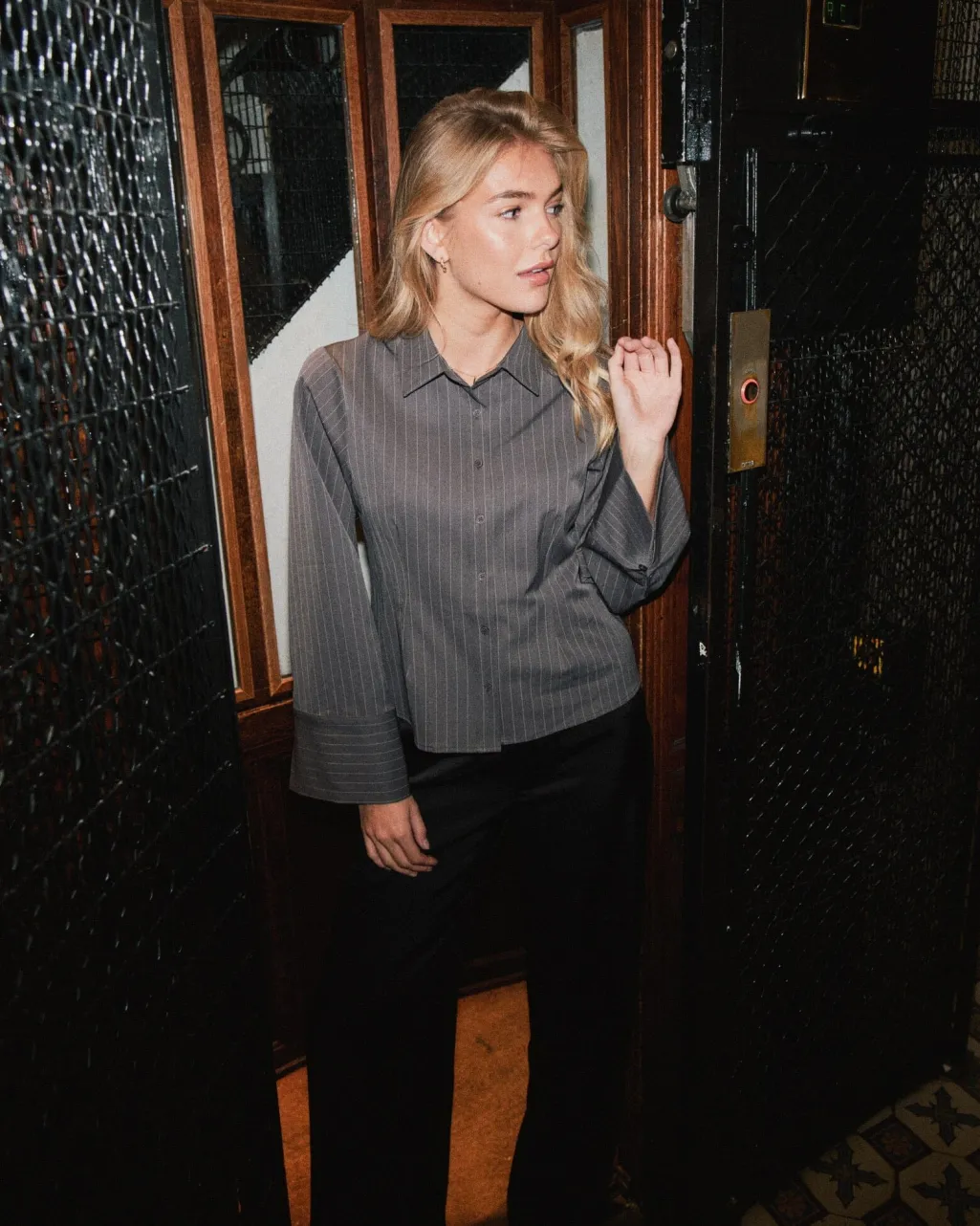 Rosa Pinstripe Shirt