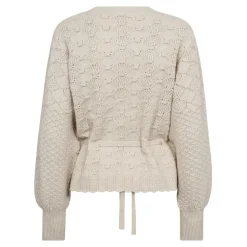 Rowcc Pointelle Tie Cardigan 32241