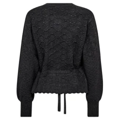 Rowcc Pointelle Tie Cardigan 32241