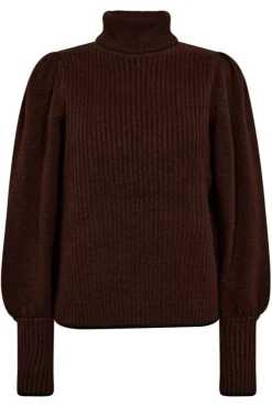 Rowcc Puff Rib Roll Neck 32209