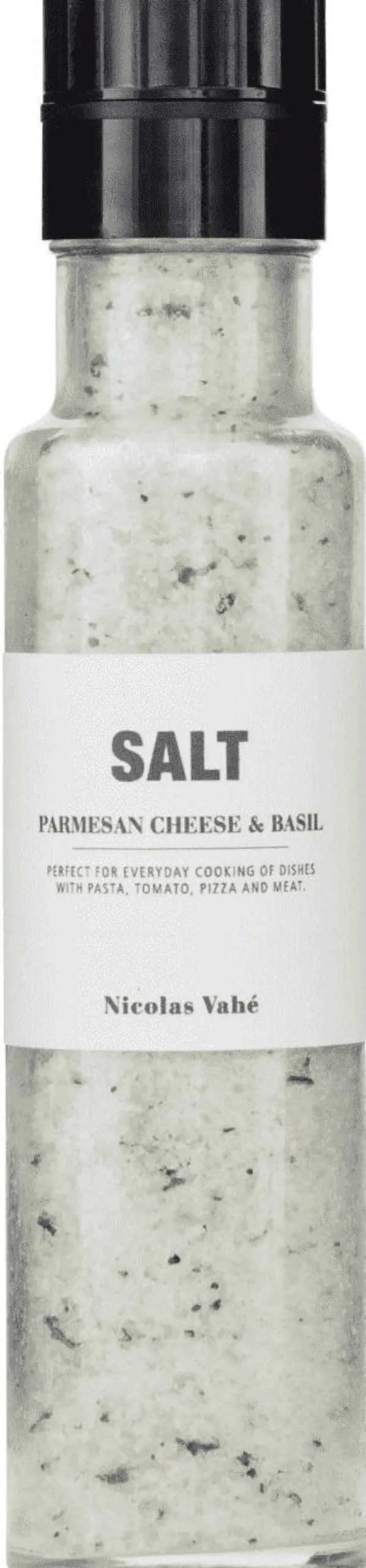 Salt, Parmesan Ost & basilikum