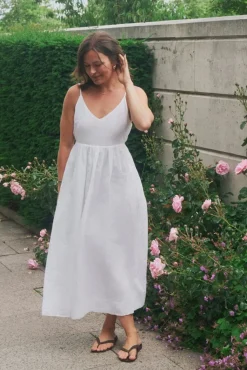 Savani Long Linen Dress 165480