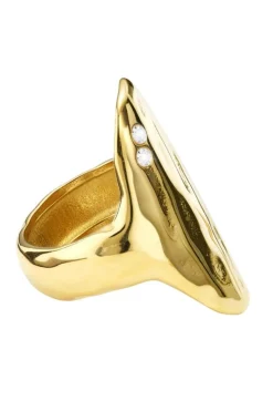 Shield Ring With Stones KKSRWS-XJK25-G