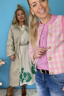 Sløjfe Med Guldperle Ørestik