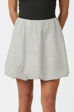 Stela Small Check Skirt 165421