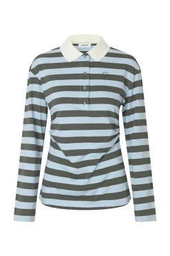 Stetsonmd Ls Stripe Polo 58842