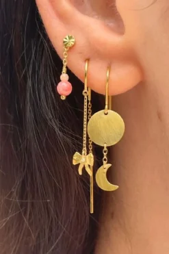 Sun And Moon Earring