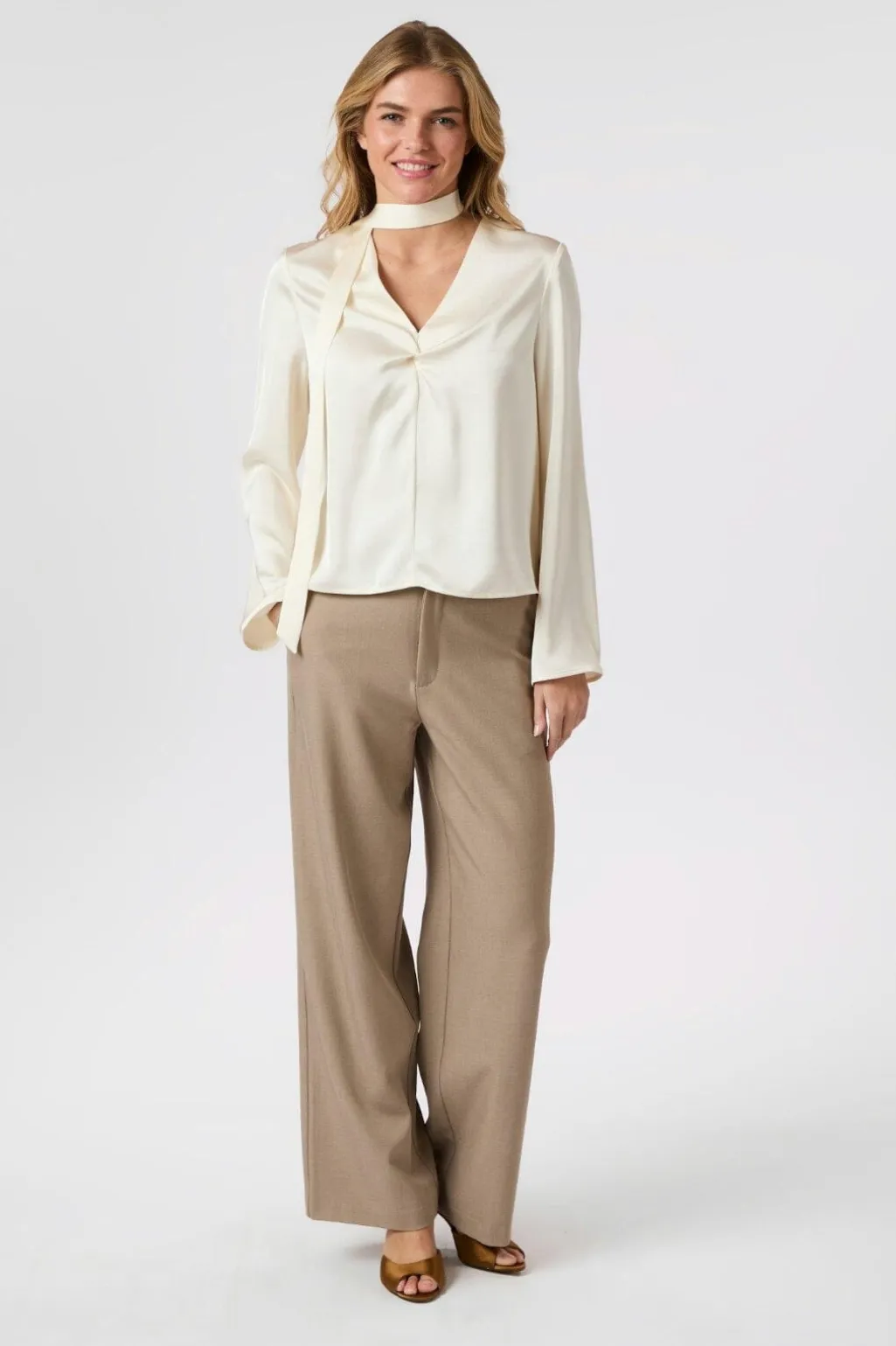 Susanna Heavy Sateen Blouse 165018