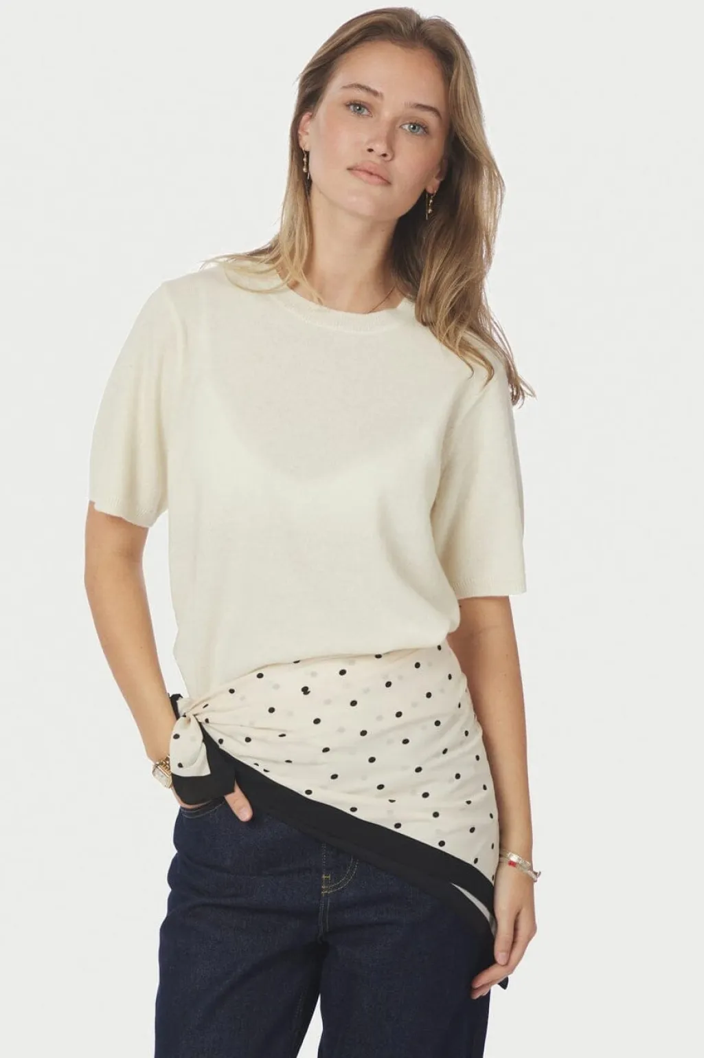 Tamma Big Dot Scarf 167851