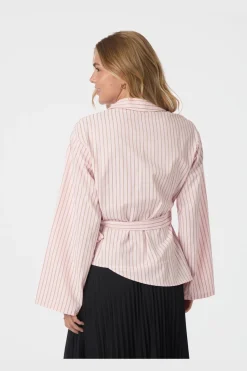 Tifuna Stripe Wrap Shirt 167535
