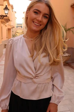 Tiki Ls Twist Blouse 22120