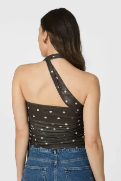 Torinti Mesh Dot Top 165892