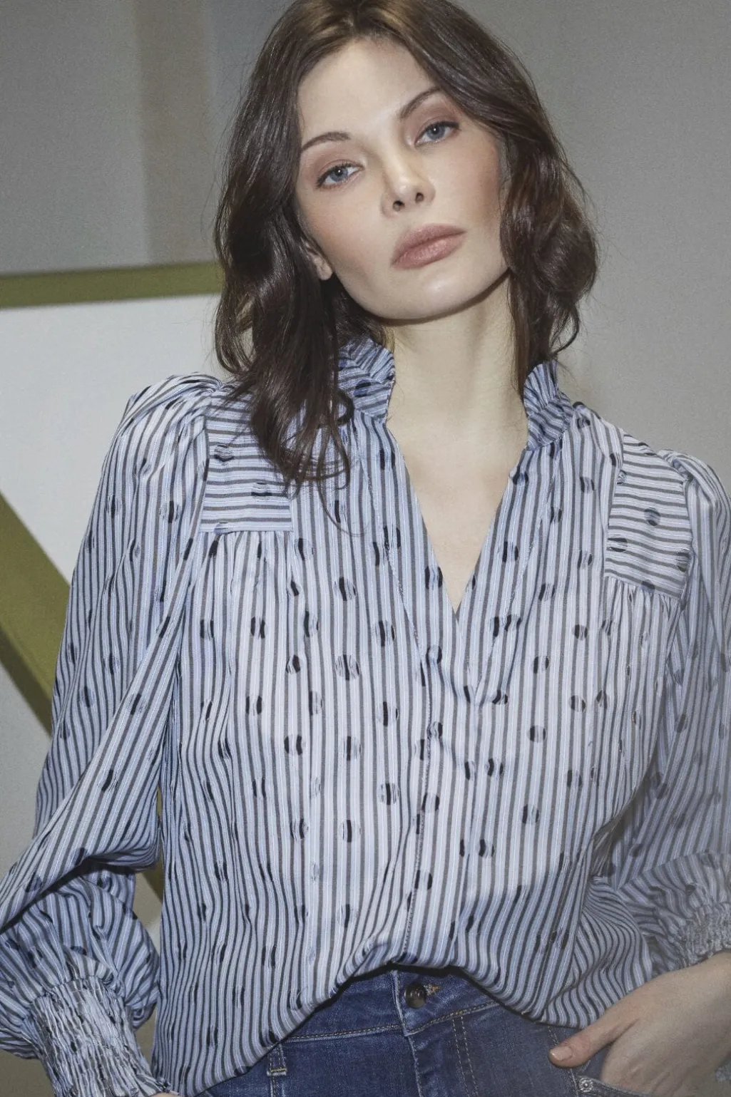 Trixiecc Dot V-Shirt 35871