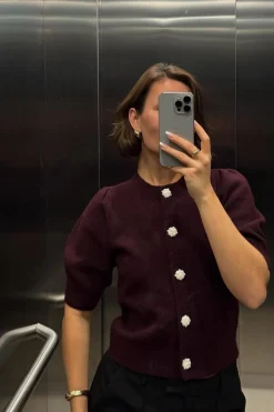 Trudy Deco Knit Cardigan 164514