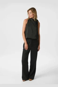 Veda Drapy Satin Top 166605