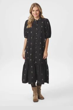 Veronica Flower Emb Dress 166846