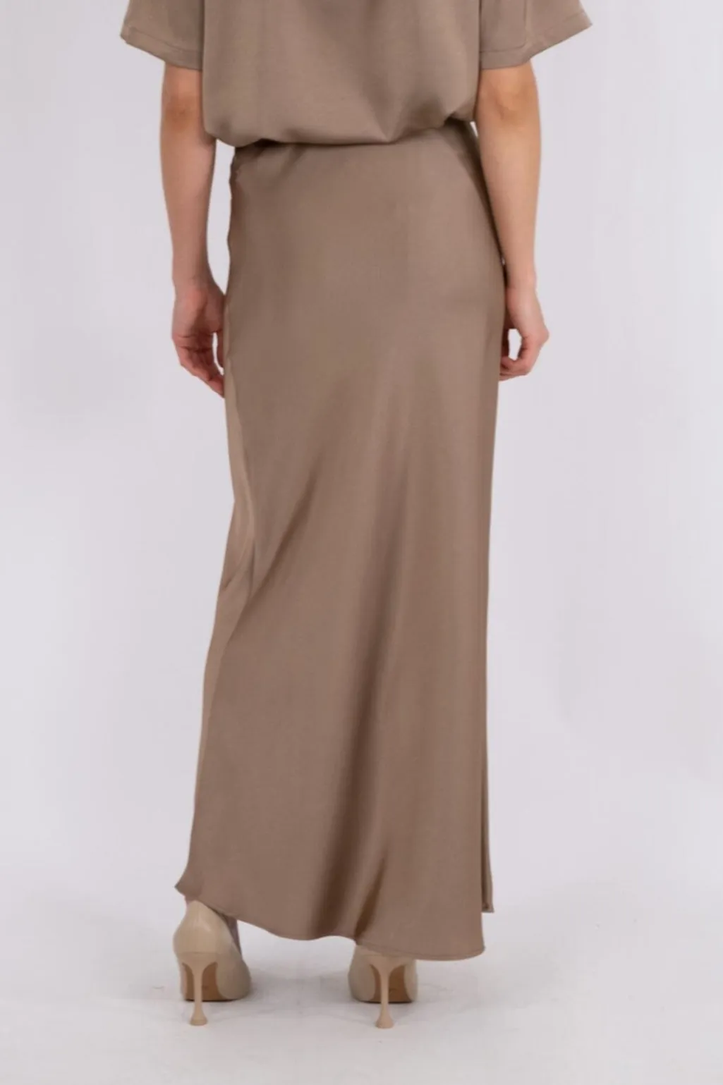 Vicky Heavy Sateen Skirt