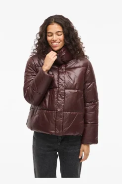 Vilidda L/S Shinny Puffer Short Jacket
