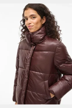 Vilidda L/S Shinny Puffer Short Jacket