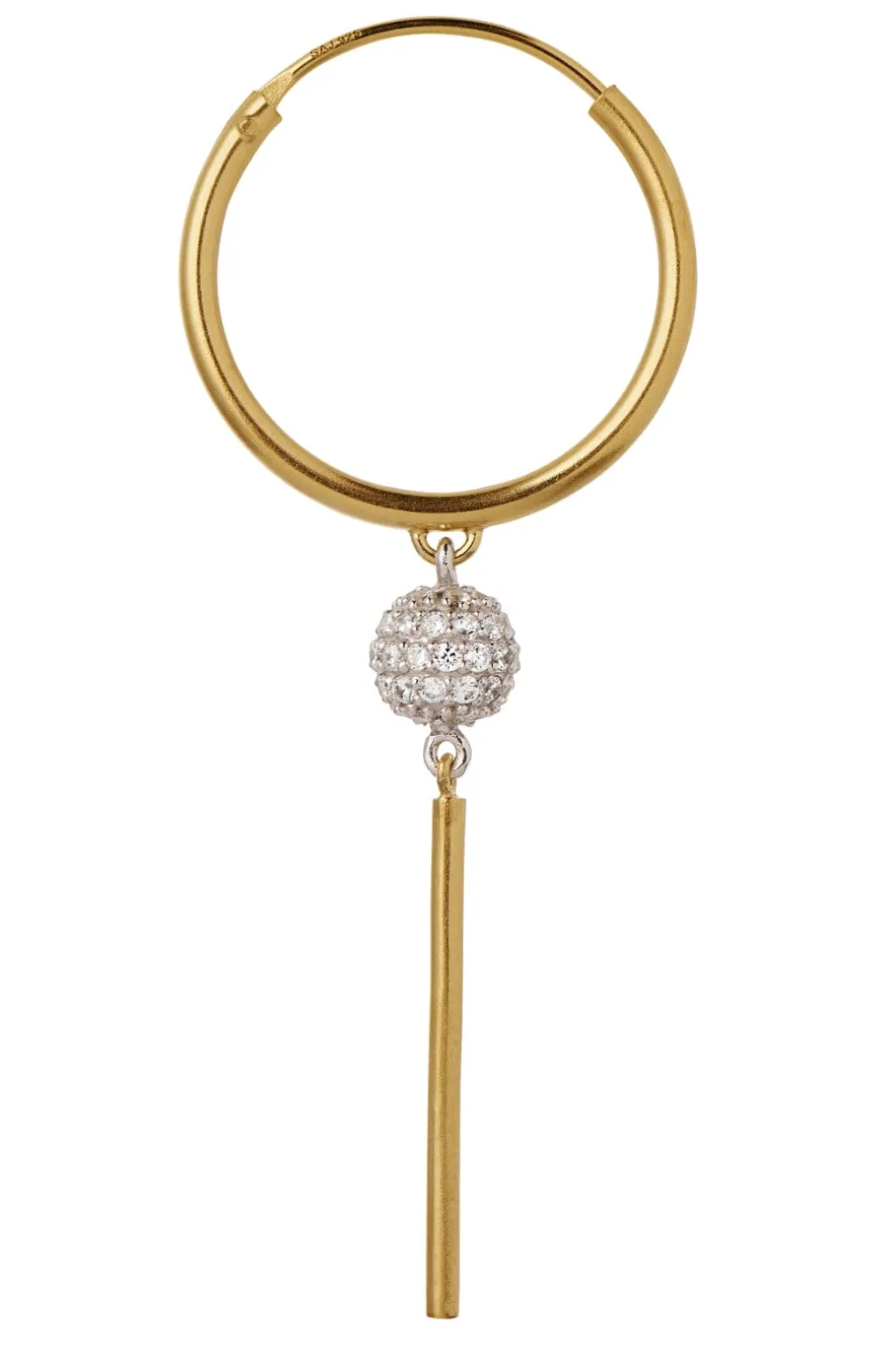 Vintage Disco Ball Earring